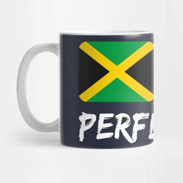 Jamaican And Nigerian Perfection Mix Heritage Flag Gift by Just Rep It!!